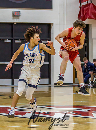 Centennial vs Blaine Boys Varsity Basketball 152