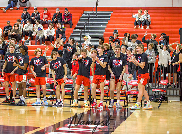 Centennial vs Blaine Boys Varsity Basketball 149
