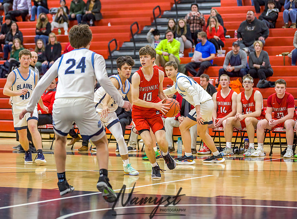 Centennial vs Blaine Boys Varsity Basketball 150