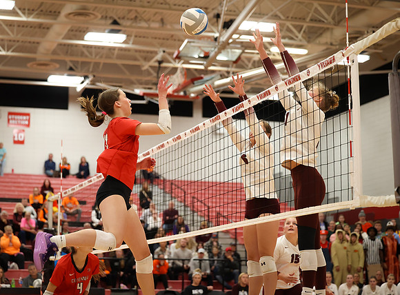 Centennial vs Anoka Girls Varsity Volleyball 122