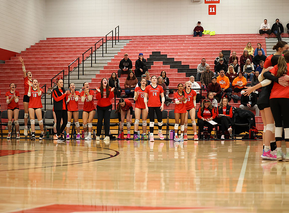 Centennial vs Anoka Girls Varsity Volleyball 71