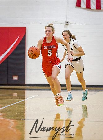 Centennial vs Andover Girls Varsity Basketball 010