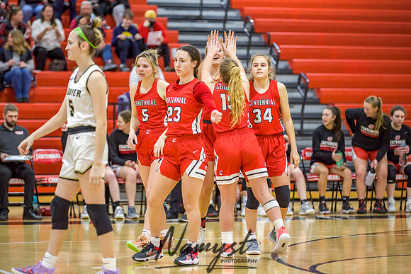 Centennial vs Andover Girls Varsity Basketball 007