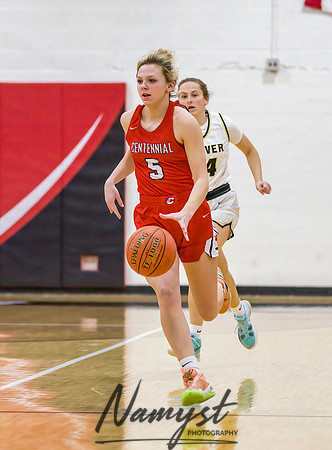 Centennial vs Andover Girls Varsity Basketball 012