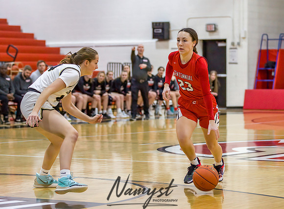 Centennial vs Andover Girls Varsity Basketball 019