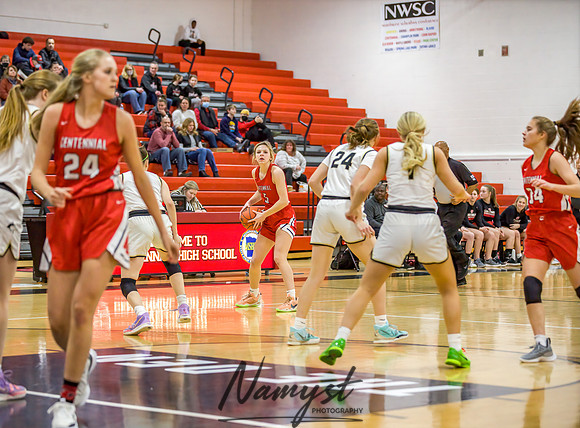 Centennial vs Andover Girls Varsity Basketball 018