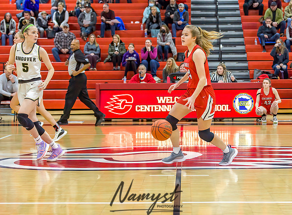 Centennial vs Andover Girls Varsity Basketball 030