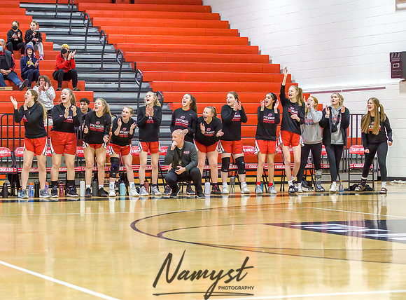 Centennial vs Andover Girls Varsity Basketball 031
