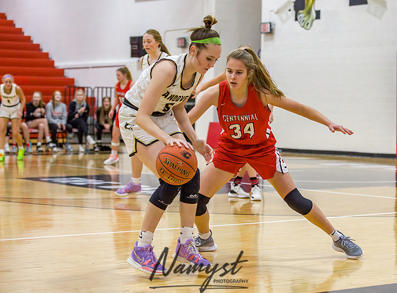 Centennial vs Andover Girls Varsity Basketball 034