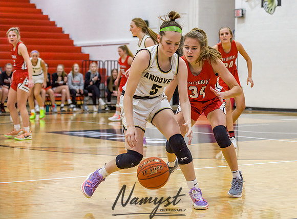 Centennial vs Andover Girls Varsity Basketball 035