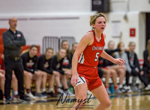 Centennial vs Andover Girls Varsity Basketball 050