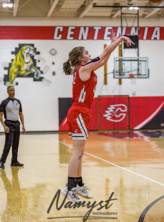 Centennial vs Andover Girls Varsity Basketball 056