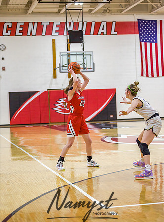 Centennial vs Andover Girls Varsity Basketball 059