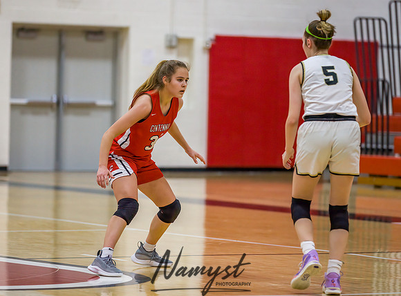 Centennial vs Andover Girls Varsity Basketball 065
