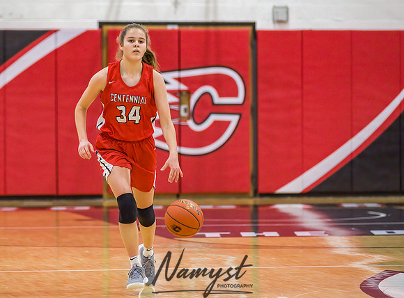 Centennial vs Andover Girls Varsity Basketball 066