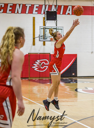 Centennial vs Andover Girls Varsity Basketball 083