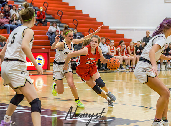 Centennial vs Andover Girls Varsity Basketball 097