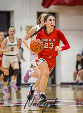 Centennial vs Andover Girls Varsity Basketball 129