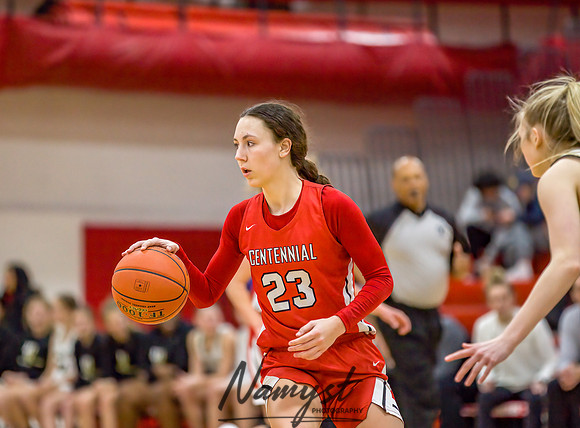 Centennial vs Andover Girls Varsity Basketball 126