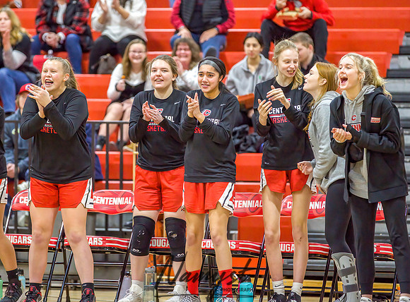 Centennial vs Andover Girls Varsity Basketball 127