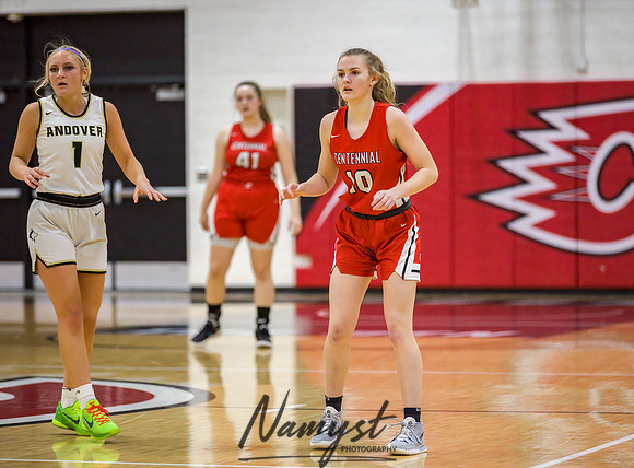 Centennial vs Andover Girls Varsity Basketball 148