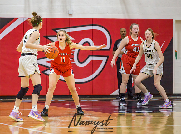 Centennial vs Andover Girls Varsity Basketball 174