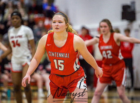 Centennial vs Coon Rapids Girls Varsity Basketball 073