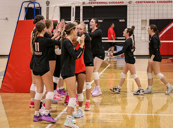 Centennial vs Mounds View Girls Varsity Volleyball 232