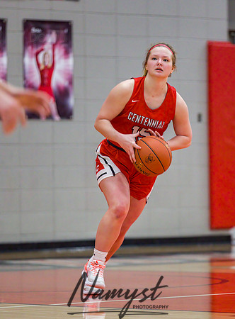 Centennial vs Andover Girls Varsity Basketball 075