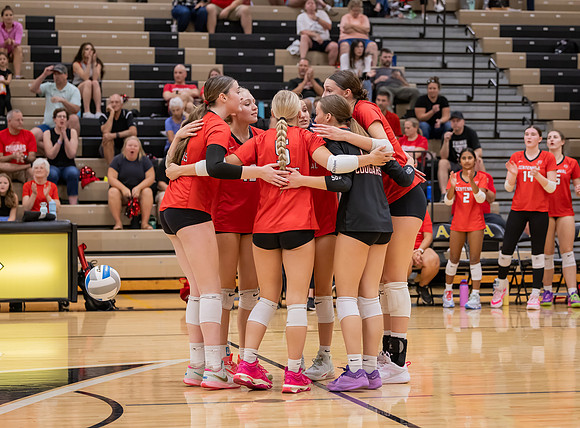 Centennial vs Andover Girls Varsity Volleyball 33
