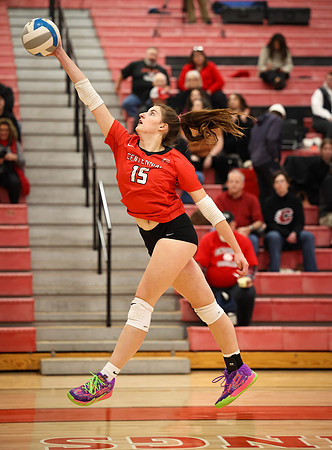 Centennial vs Anoka Girls Varsity Volleyball 18
