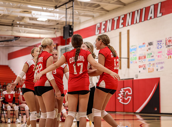Centennial vs Mounds View Girls 9B Volleyball 65