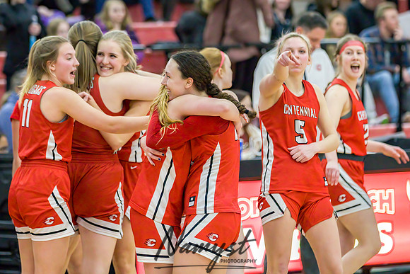 Centennial vs Andover Girls Varsity Basketball 193