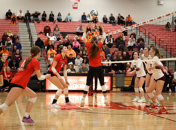 Centennial vs Anoka Girls Varsity Volleyball 294