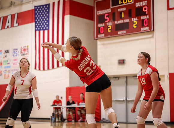 Centennial vs Mounds View Girls 9B Volleyball 57