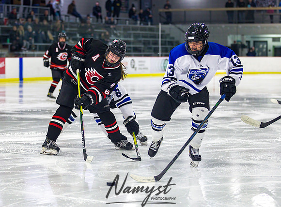 Centennial-Spring Lake Park vs Rogers Girls Varsity Hockey 087