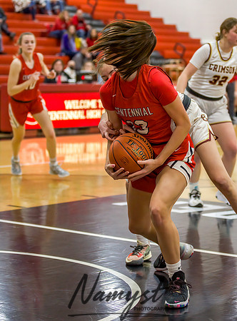 Centennial vs Maple Grove Girls JV Basketball 062