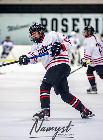 Centennial-Spring Lake Park vs Rogers Girls Varsity Hockey 011