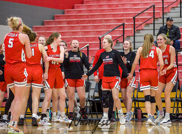 Centennial vs Andover Girls Varsity Basketball 066