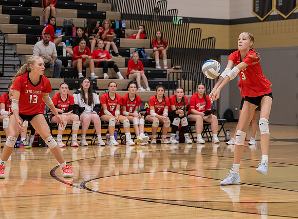 Centennial vs Andover Girls Varsity Volleyball 18