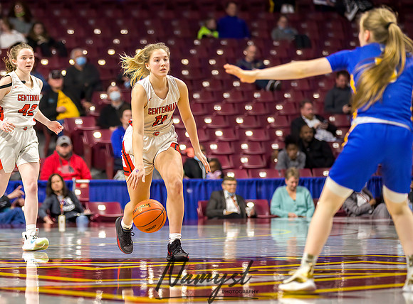 Centennial vs STMA Girls Basketball - State Tournament 187