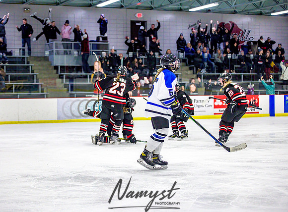 Centennial-Spring Lake Park vs Rogers Girls Varsity Hockey 345