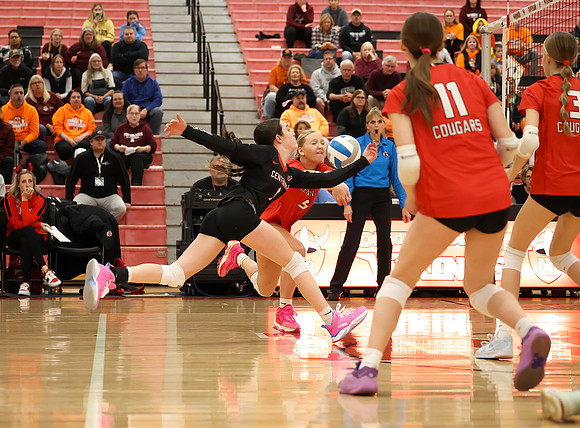 Centennial vs Anoka Girls Varsity Volleyball 118