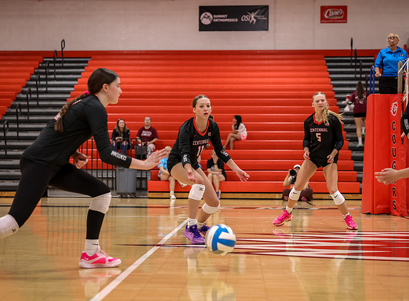 Centennial vs Mounds View Girls Varsity Volleyball 29