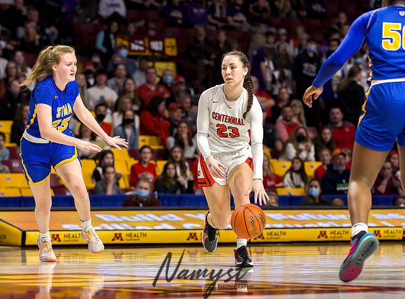 Centennial vs STMA Girls Basketball - State Tournament 127