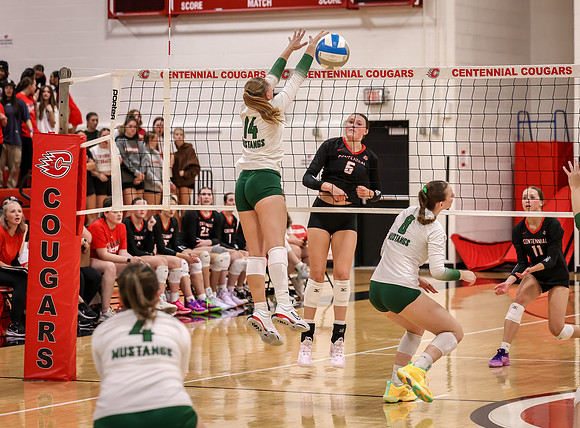 Centennial vs Mounds View Girls Varsity Volleyball 165