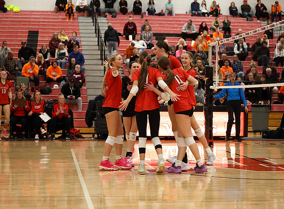Centennial vs Anoka Girls Varsity Volleyball 296