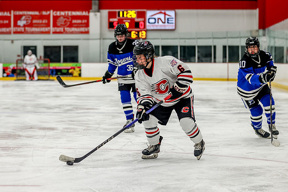 Centennial vs Roger JV Hockey 218