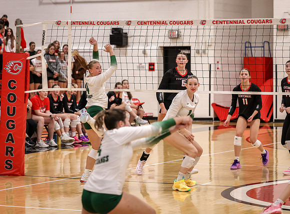 Centennial vs Mounds View Girls Varsity Volleyball 168