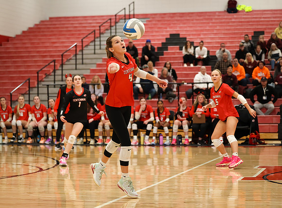 Centennial vs Anoka Girls Varsity Volleyball 195